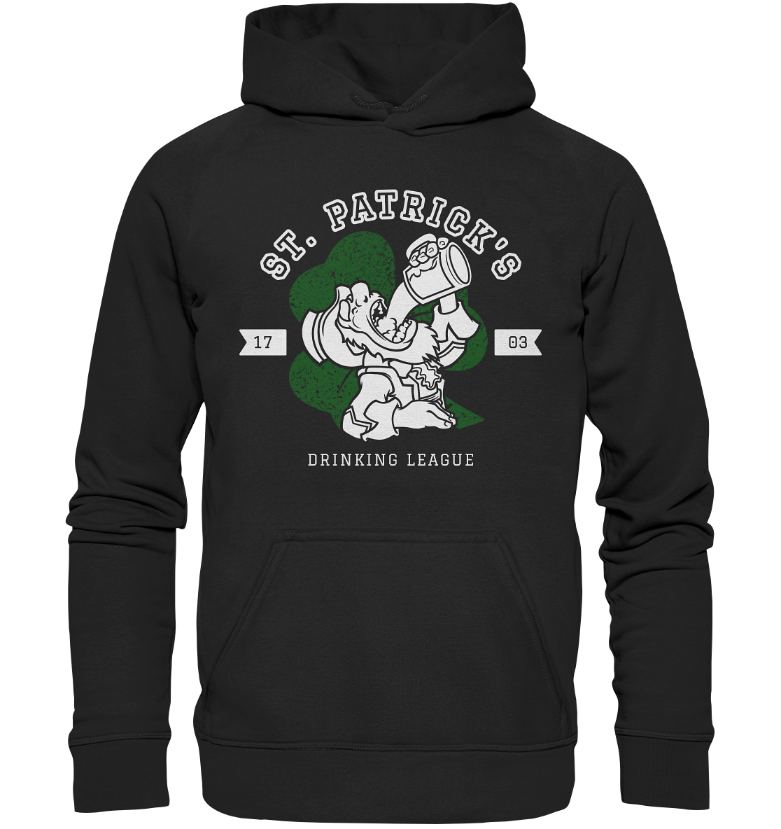 St. Patrick's "Drinking League" - Basic Unisex Hoodie