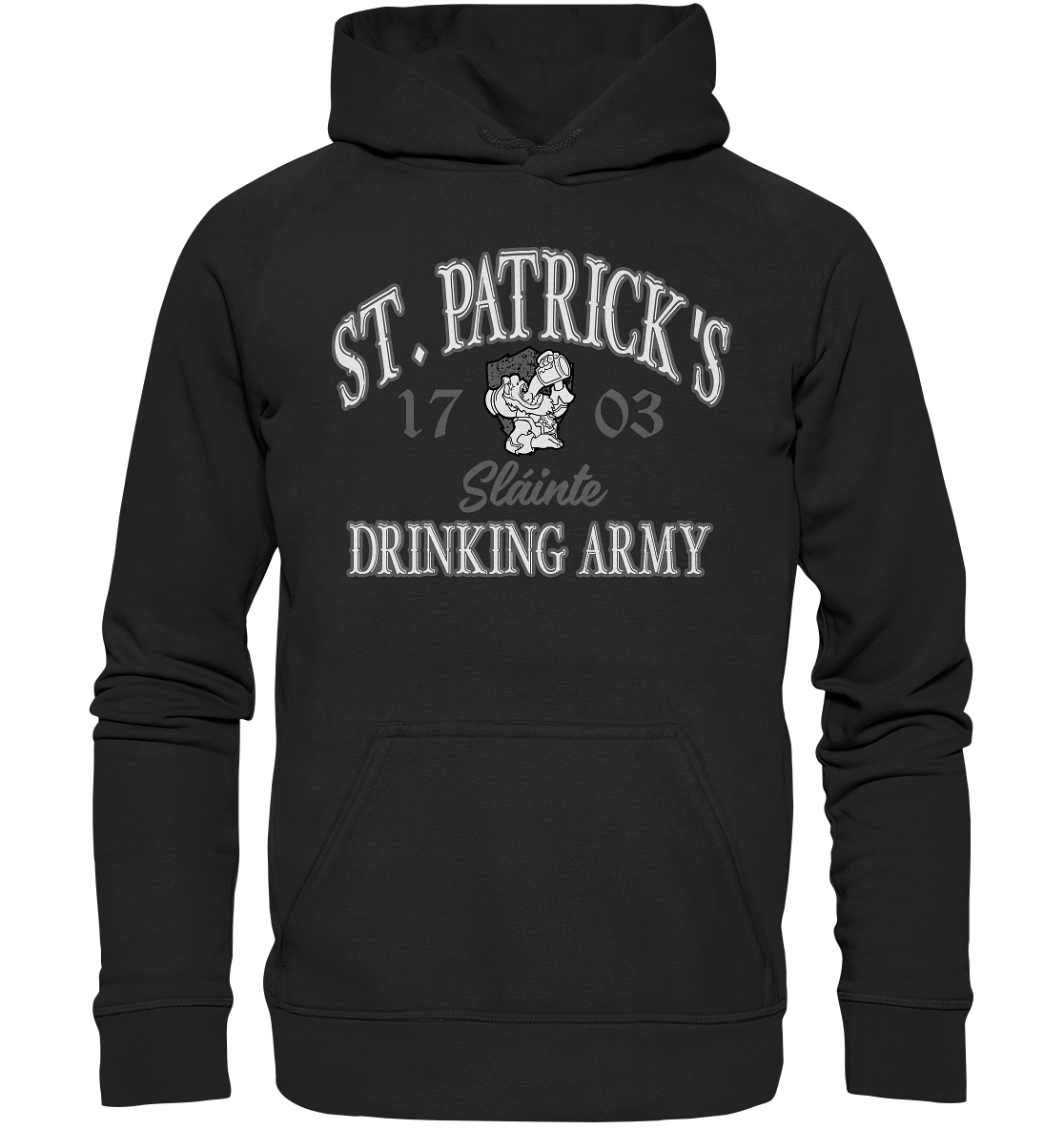 St. Patrick's Drinking Army "Sláinte" - Basic Unisex Hoodie