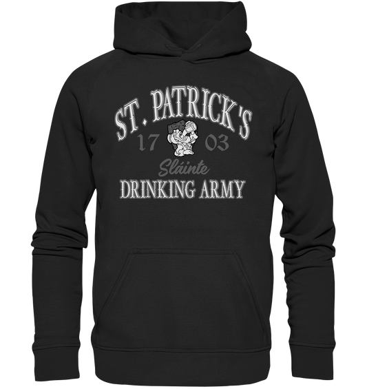 St. Patrick's Drinking Army "Sláinte" - Basic Unisex Hoodie