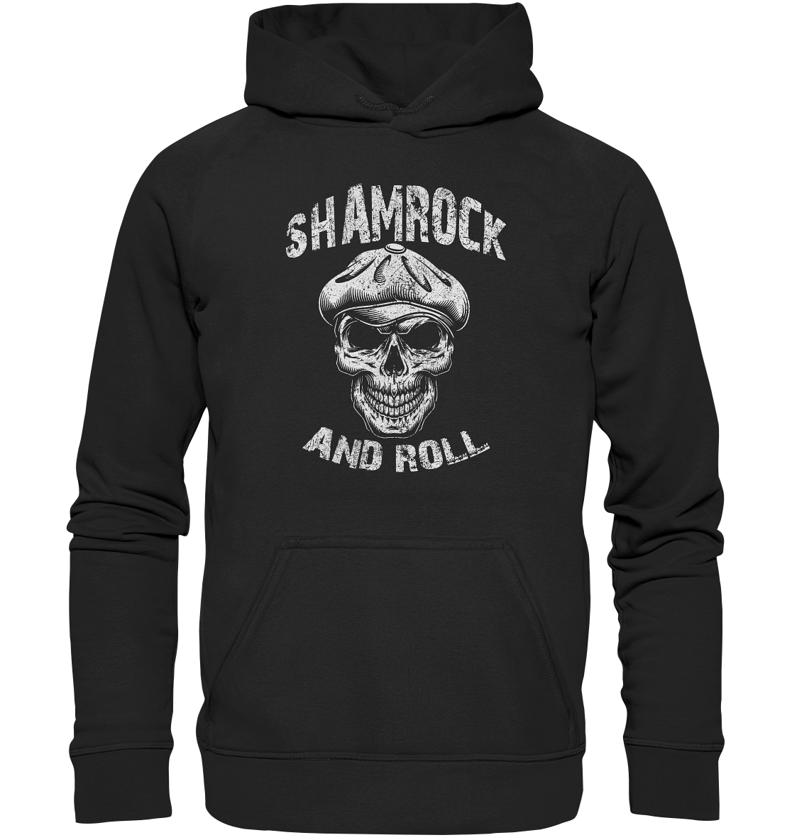 Shamrock And Roll "Skull" - Basic Unisex Hoodie