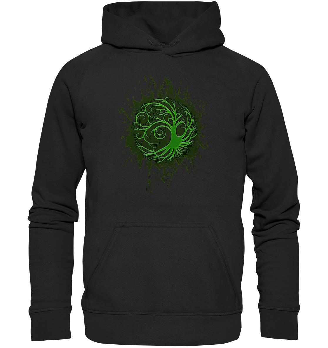 Celtic Tree "Splatter" - Basic Unisex Hoodie