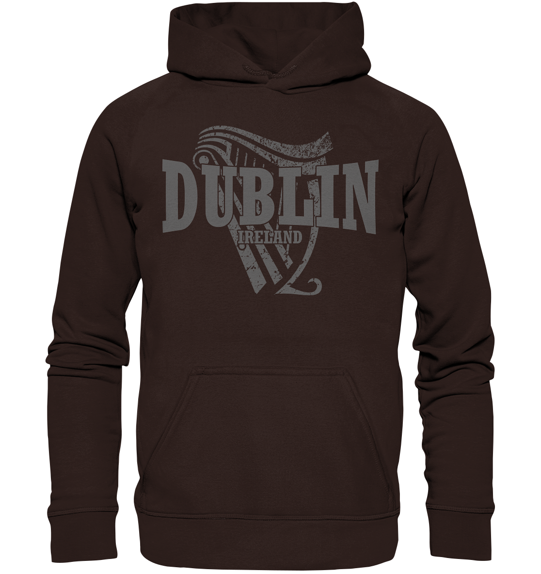 Dublin "Ireland - Harp II" - Basic Unisex Hoodie
