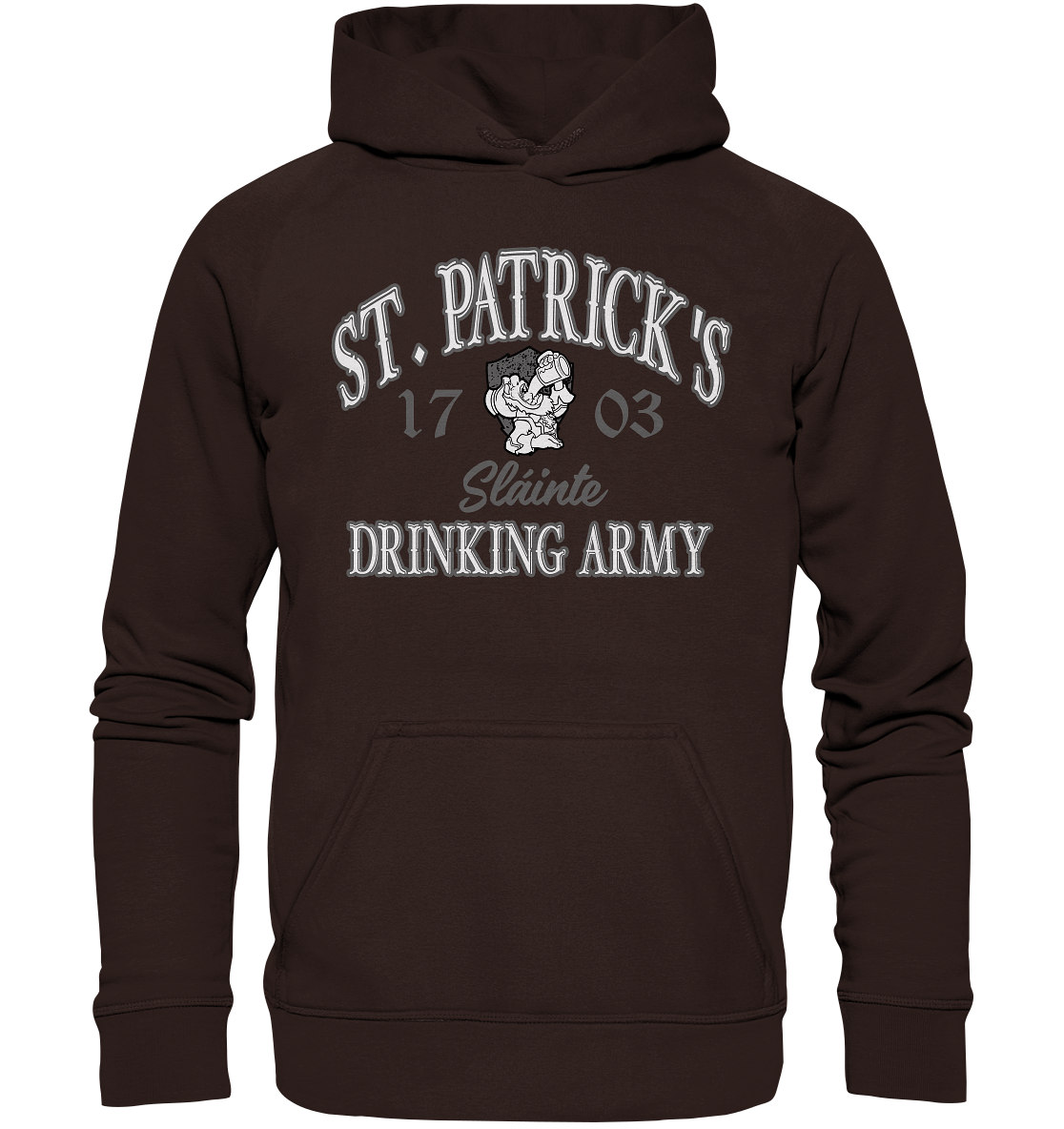 St. Patrick's Drinking Army "Sláinte" - Basic Unisex Hoodie