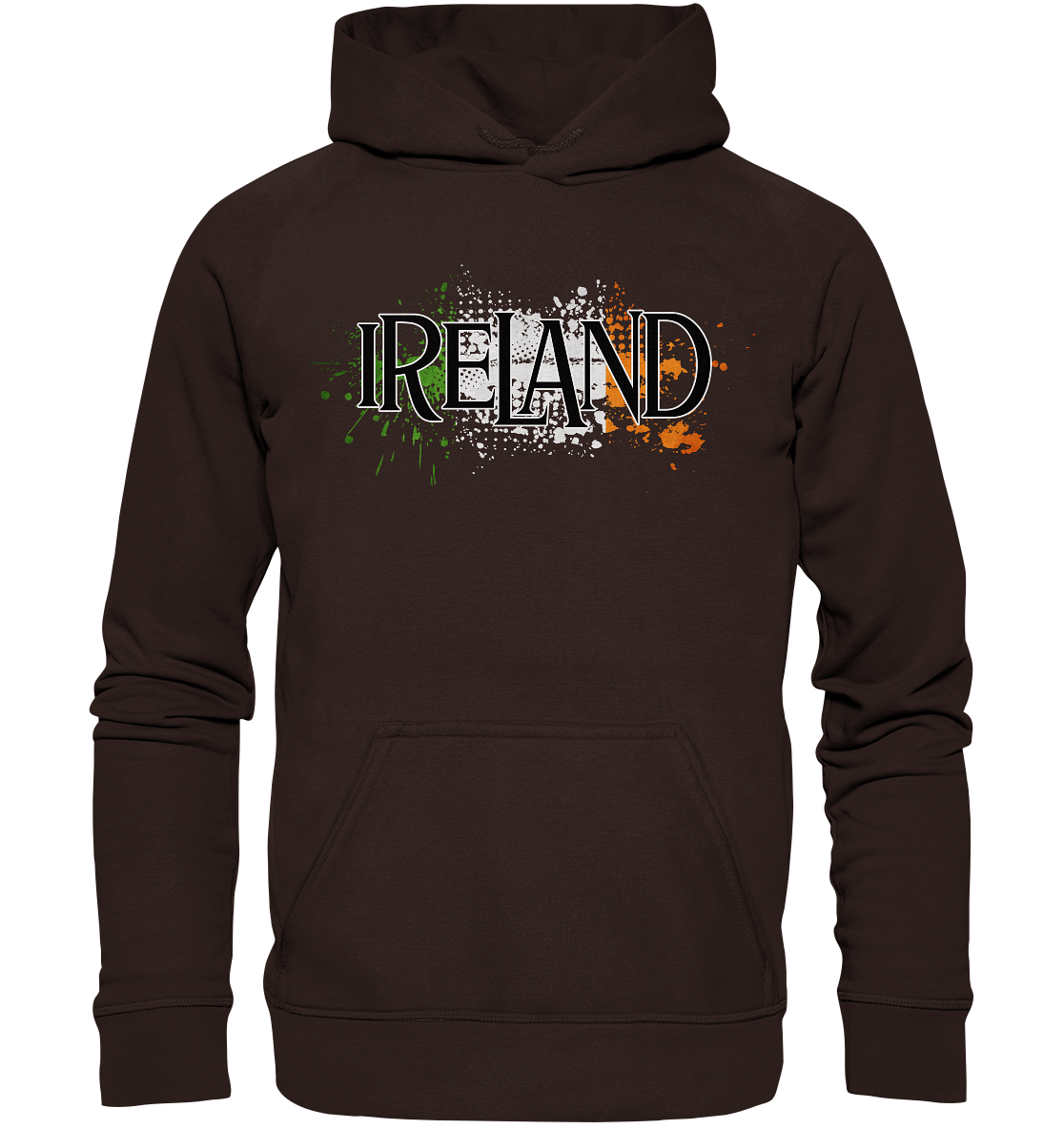 Ireland "Flag Splatter" - Basic Unisex Hoodie