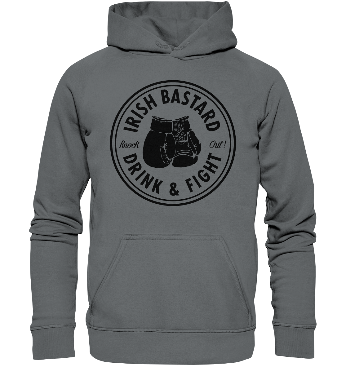 Irish Bastard "Drink & Fight" - Basic Unisex Hoodie
