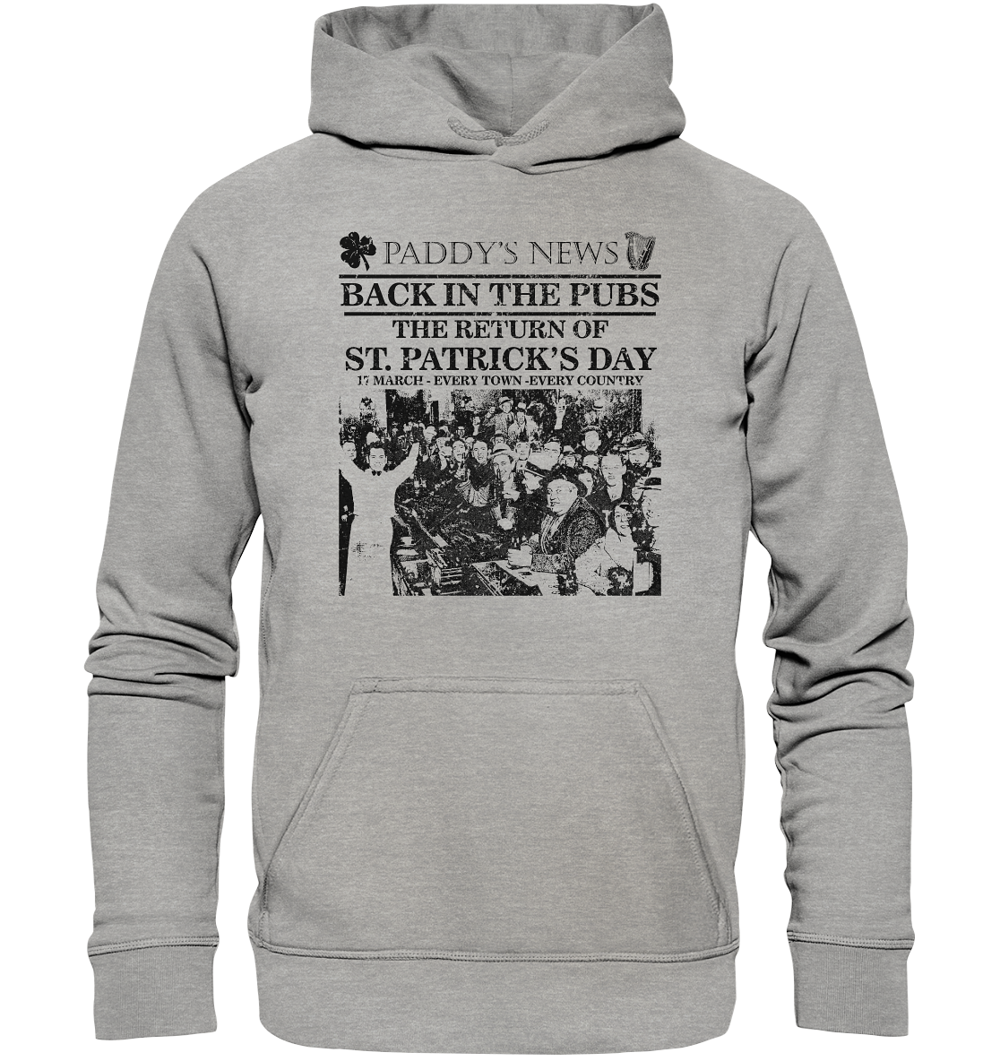 Back In The Pubs "The Return Of St. Patrick's Day" - Basic Unisex Hoodie