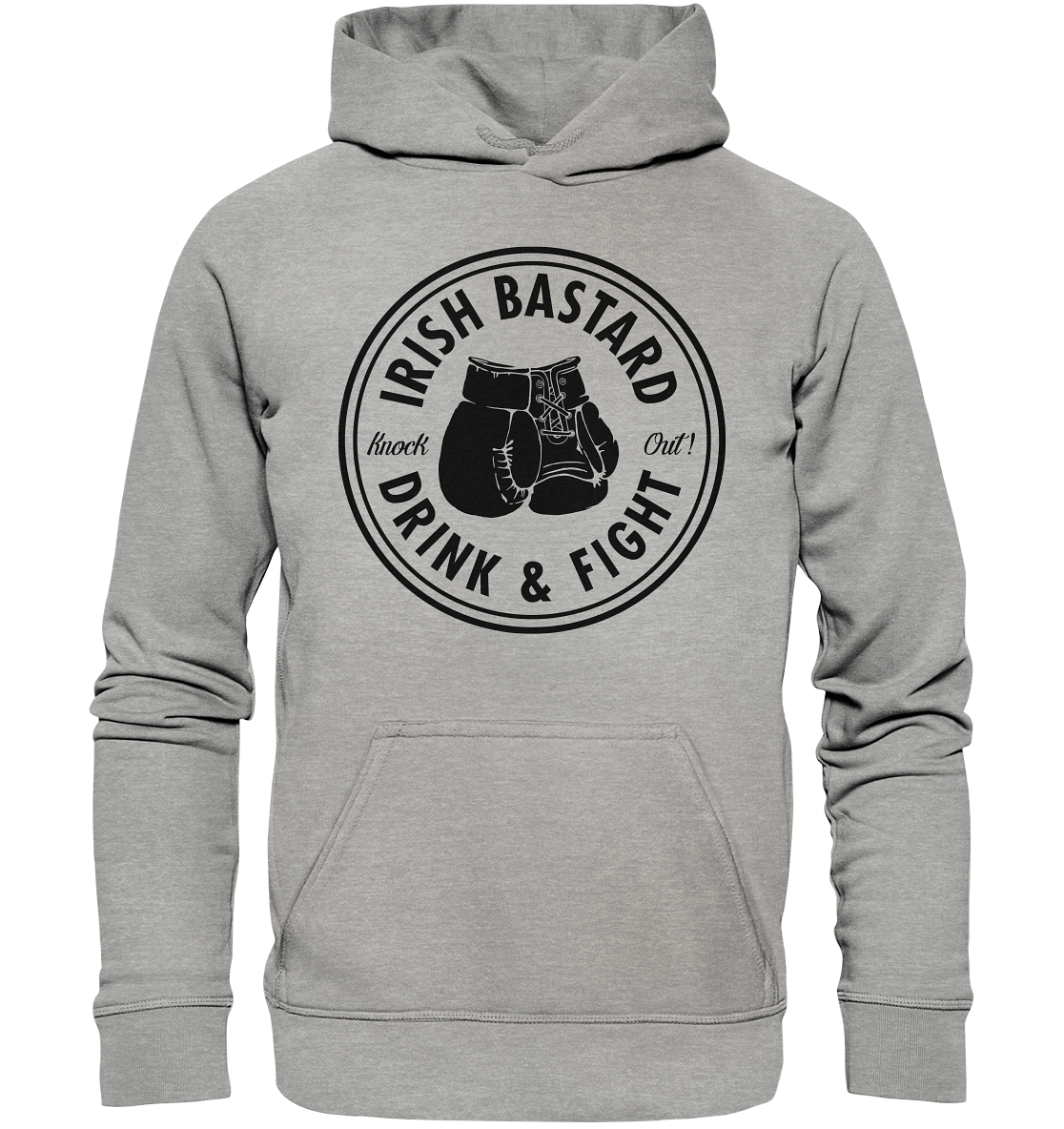 Irish Bastard "Drink & Fight" - Basic Unisex Hoodie
