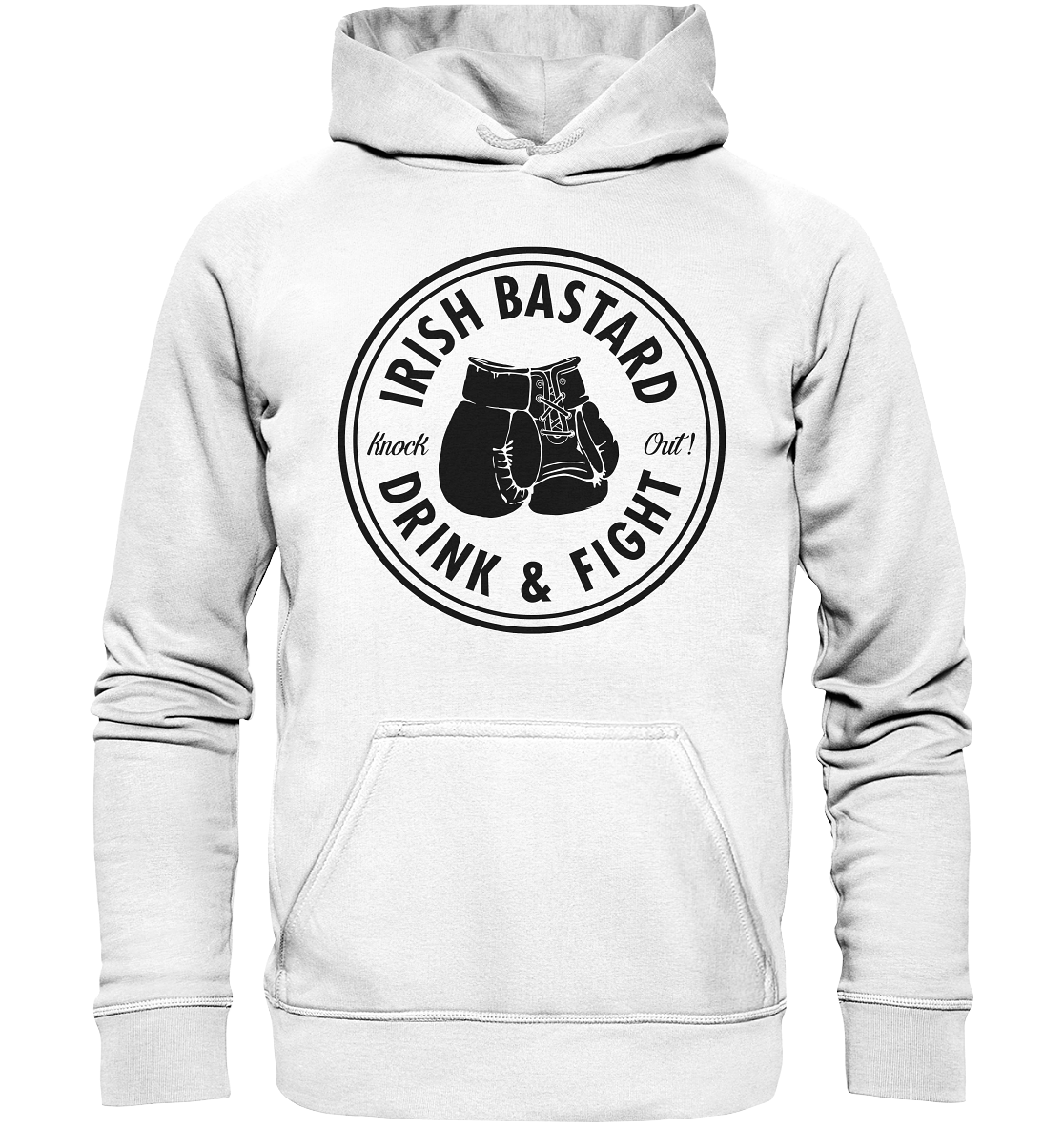Irish Bastard "Drink & Fight" - Basic Unisex Hoodie