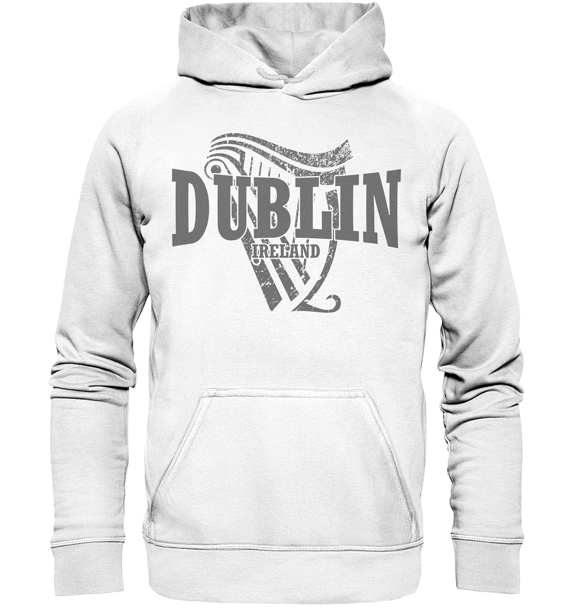 Dublin "Ireland - Harp II" - Basic Unisex Hoodie