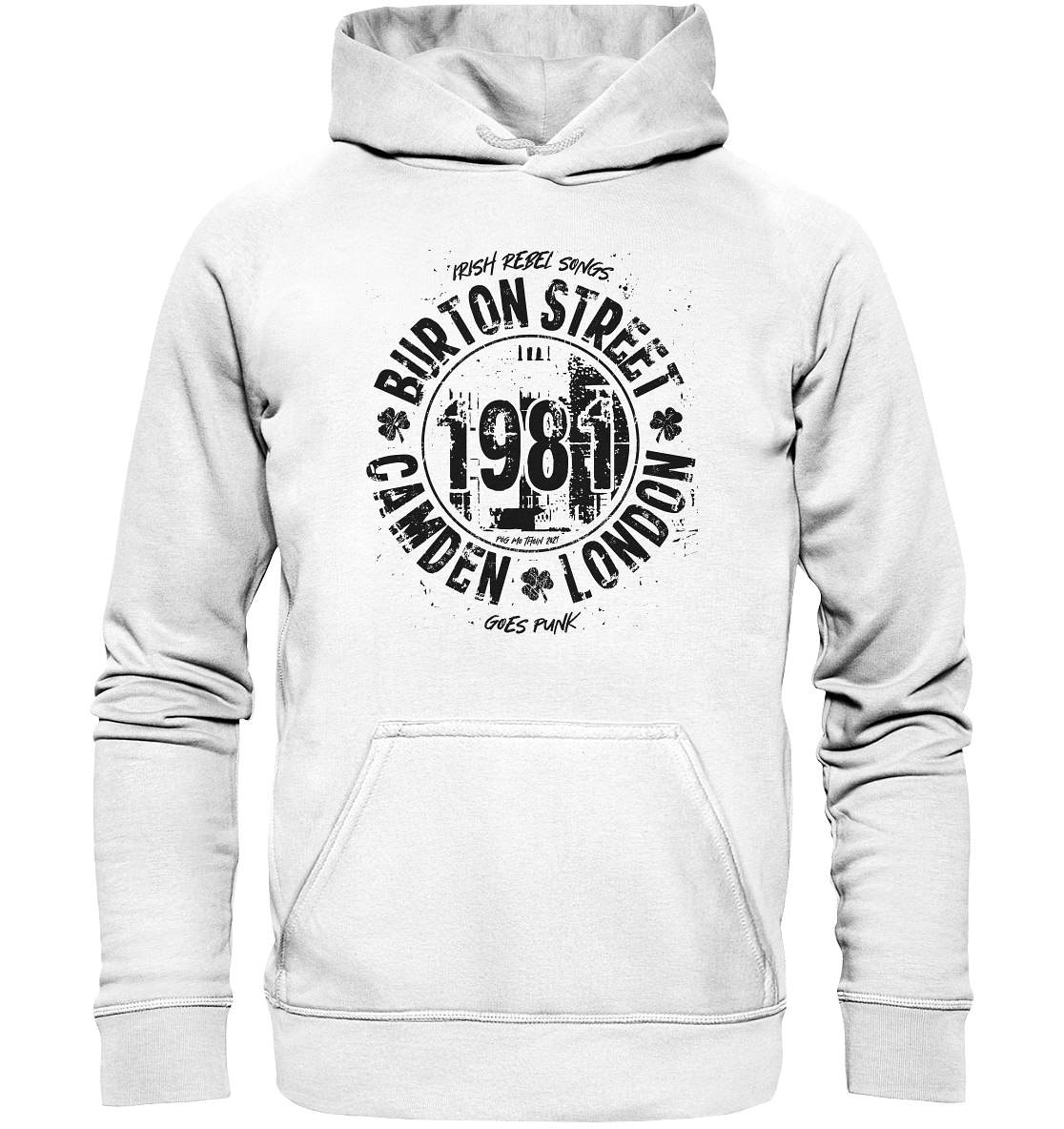 Póg Mo Thóin Streetwear "Burton Street" - Basic Unisex Hoodie