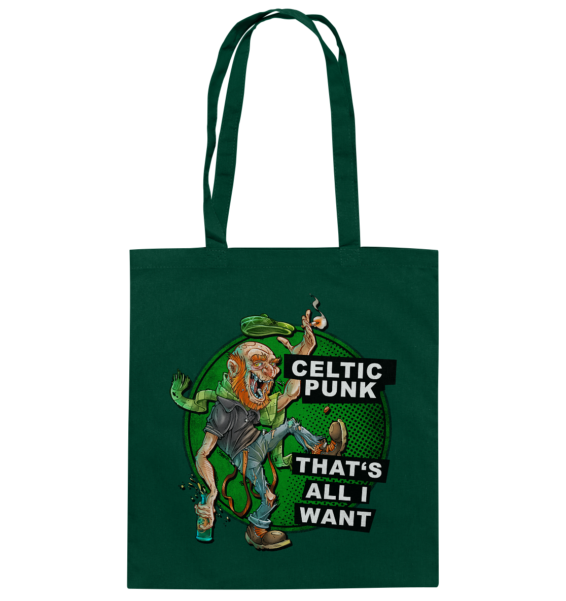 "Celtic Punk - That's All I Want" - Baumwolltasche