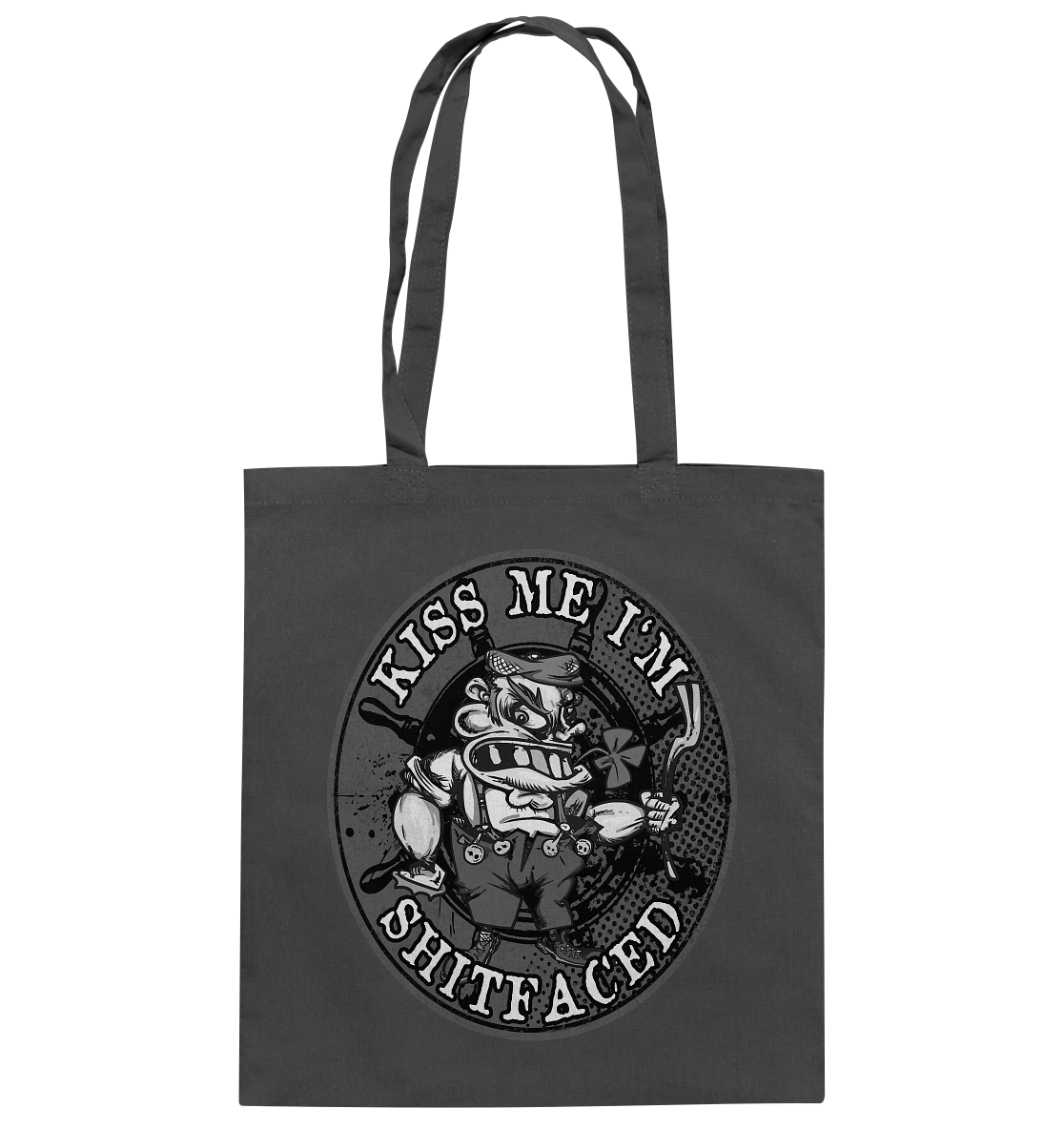 Kiss Me I'm Shitfaced - Baumwolltasche