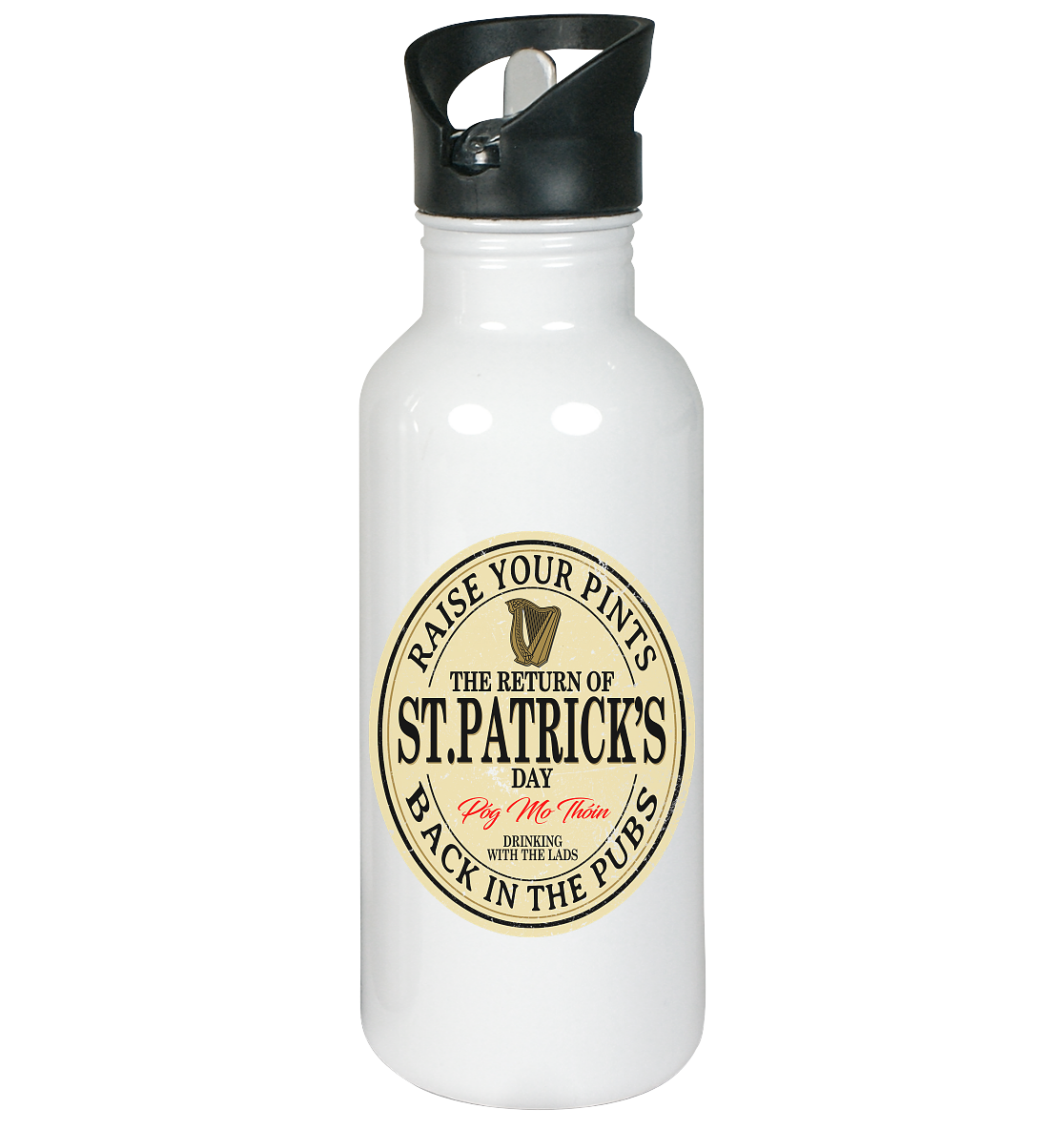 The Return Of St.Patrick's Day - Edelstahl-Trinkflasche