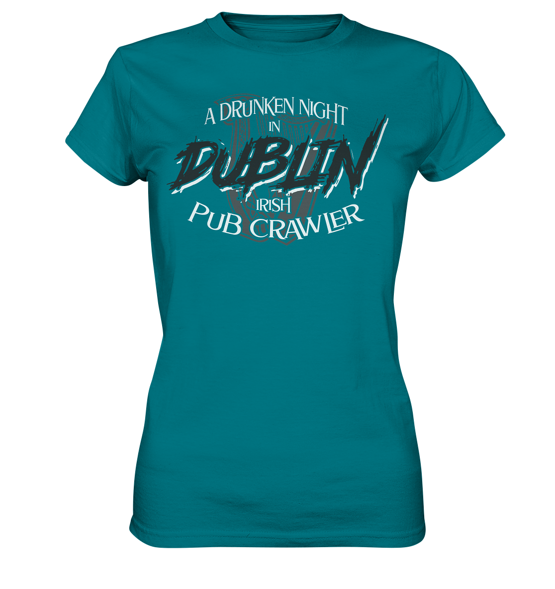 A Drunken Night In Dublin "Irish Pub Crawler" - Ladies Premium Shirt