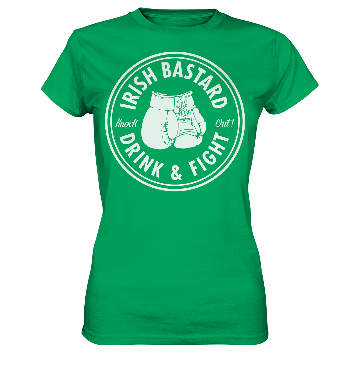 Irish Bastard "Drink & Fight" - Ladies Premium Shirt