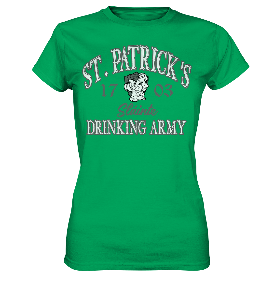 St. Patrick's Drinking Army "Sláinte" - Ladies Premium Shirt