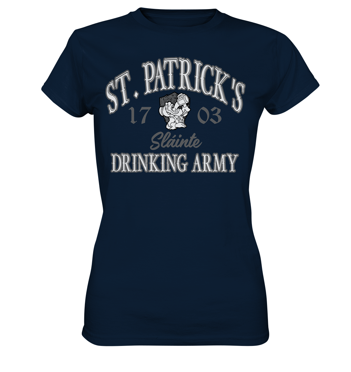 St. Patrick's Drinking Army "Sláinte" - Ladies Premium Shirt