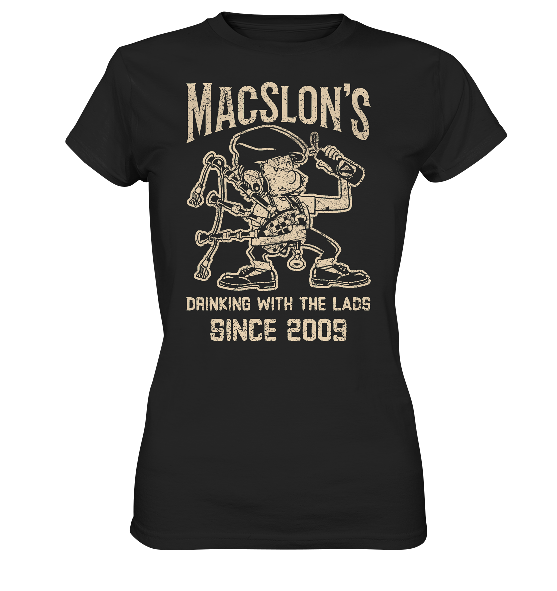 MacSlon's "Drinking With The Lads" - Ladies Premium Shirt