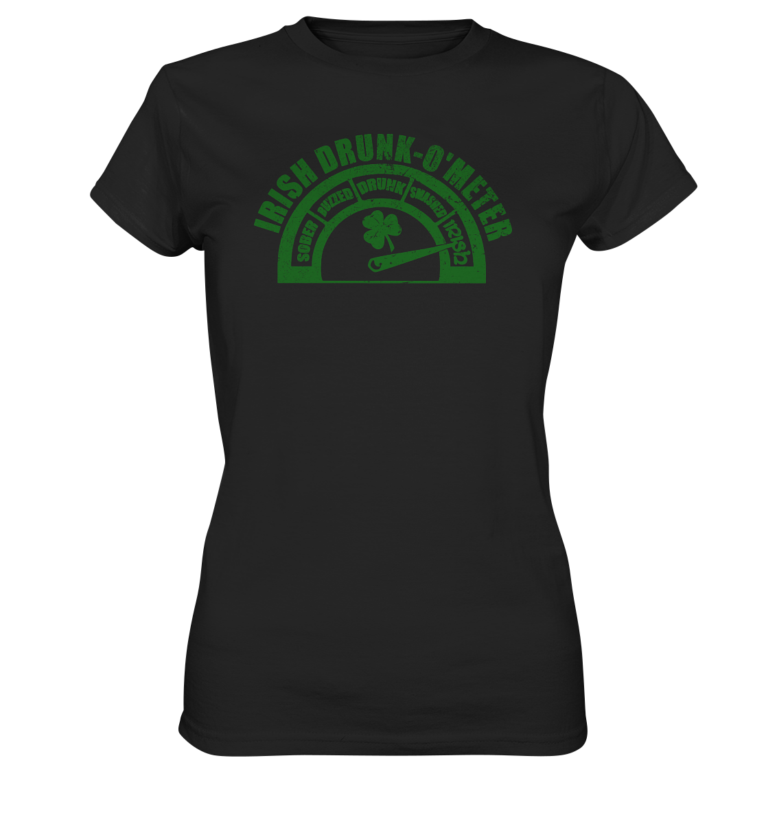 "Irish Drunk-O'Meter" - Ladies Premium Shirt