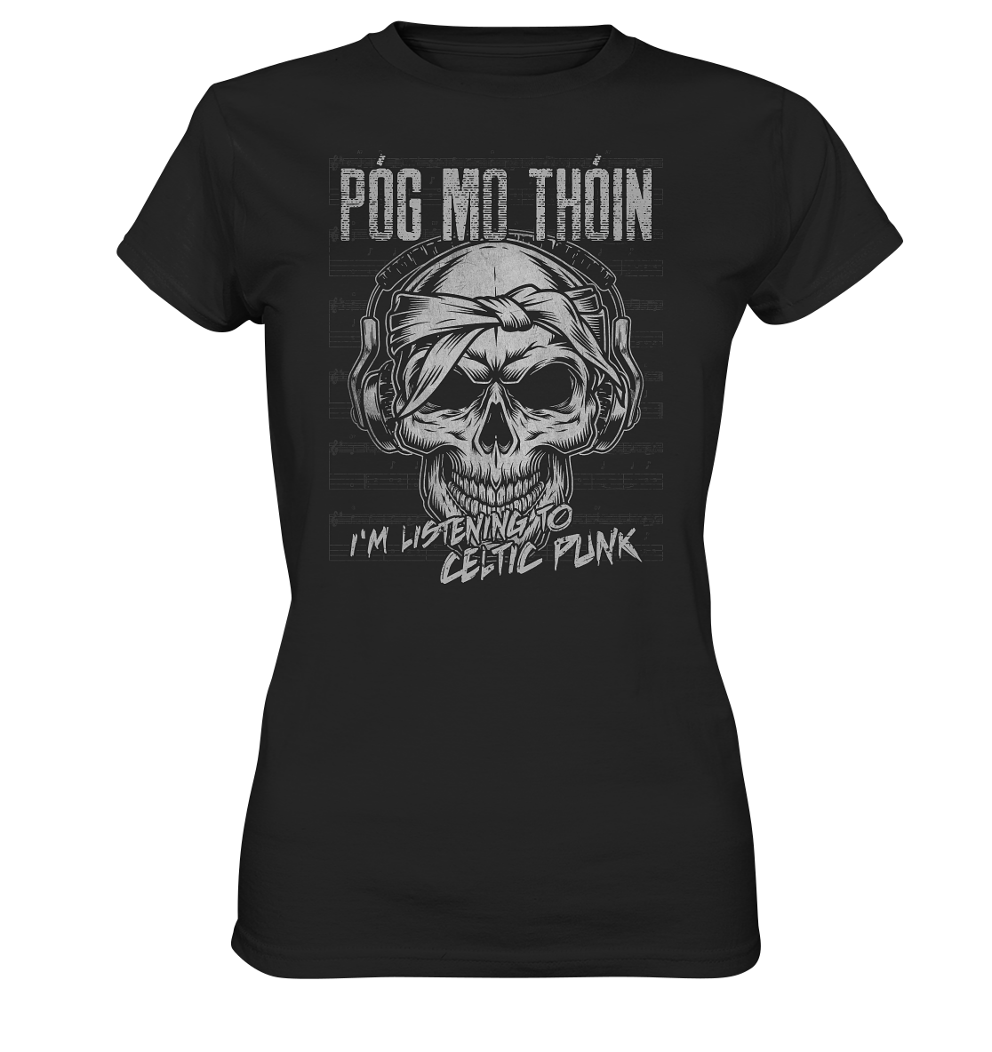Póg Mo Thóin "Celtic Punk" - Ladies Premium Shirt