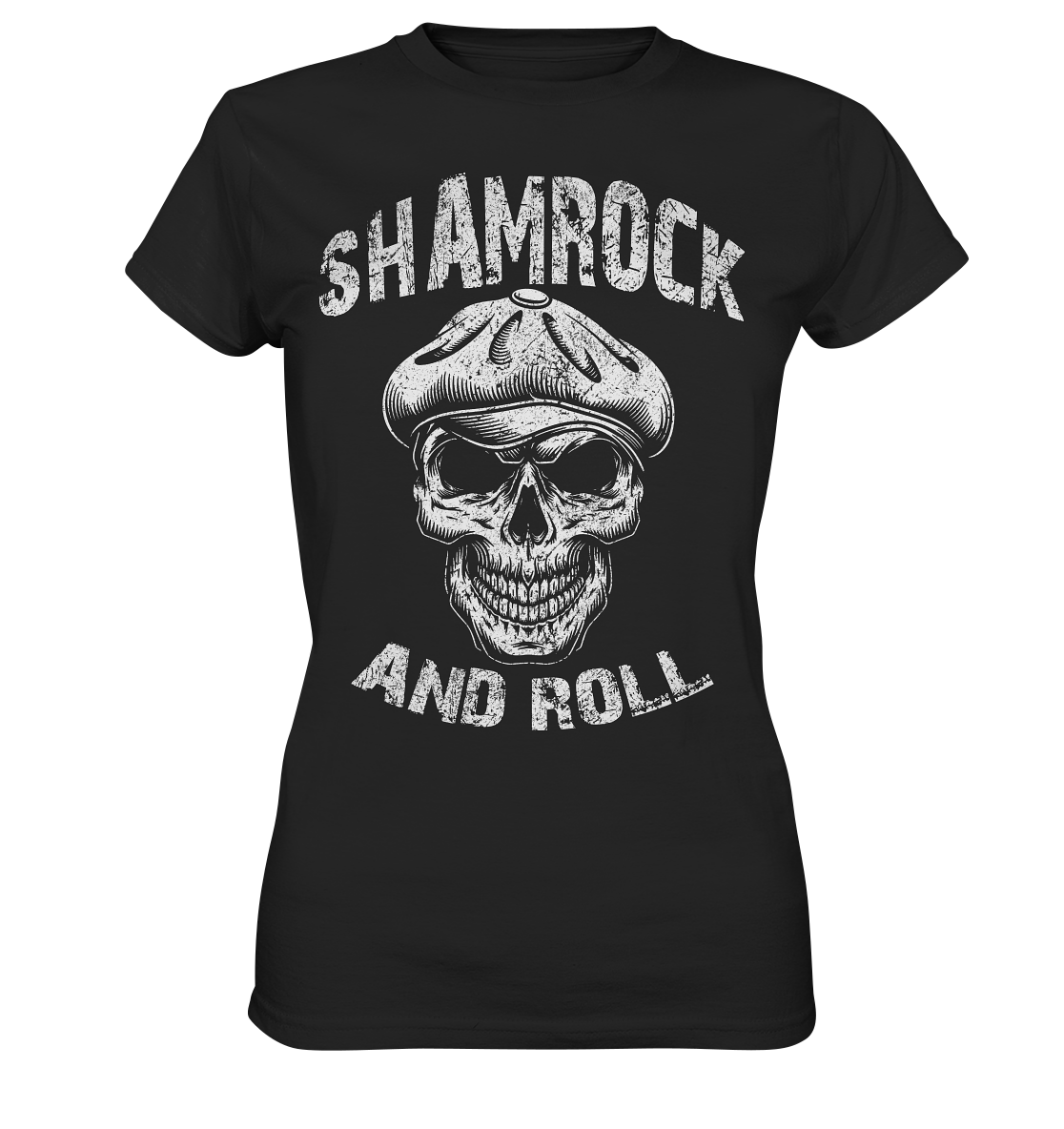 Shamrock And Roll "Skull" - Ladies Premium Shirt