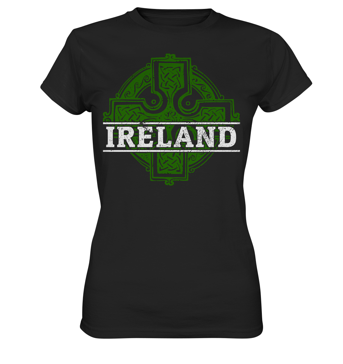 Ireland "Celtic Cross" - Ladies Premium Shirt