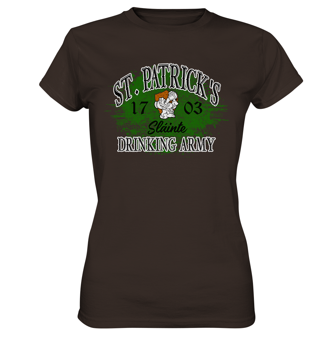 St. Patrick's Drinking Army "Sláinte" - Ladies Premium Shirt