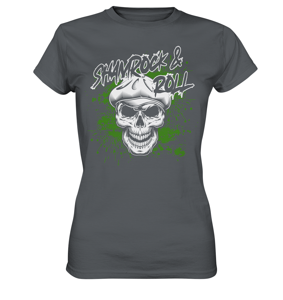 Shamrock And Roll "Skull" - Ladies Premium Shirt