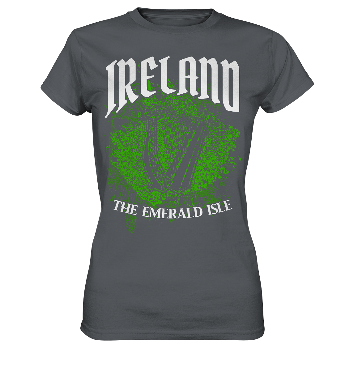 Ireland "The Emerald Isle / Splatter" - Ladies Premium Shirt