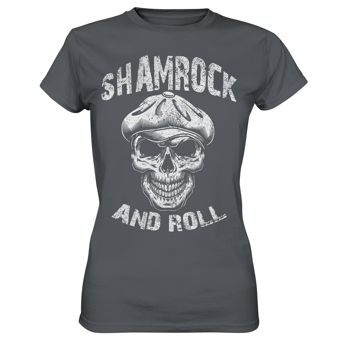 Shamrock And Roll "Skull" - Ladies Premium Shirt