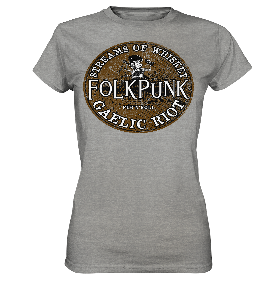 Folkpunk "Streams Of Whiskey" - Ladies Premium Shirt