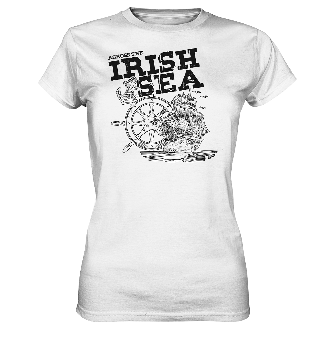Across The Irish Sea - Ladies Premium Shirt
