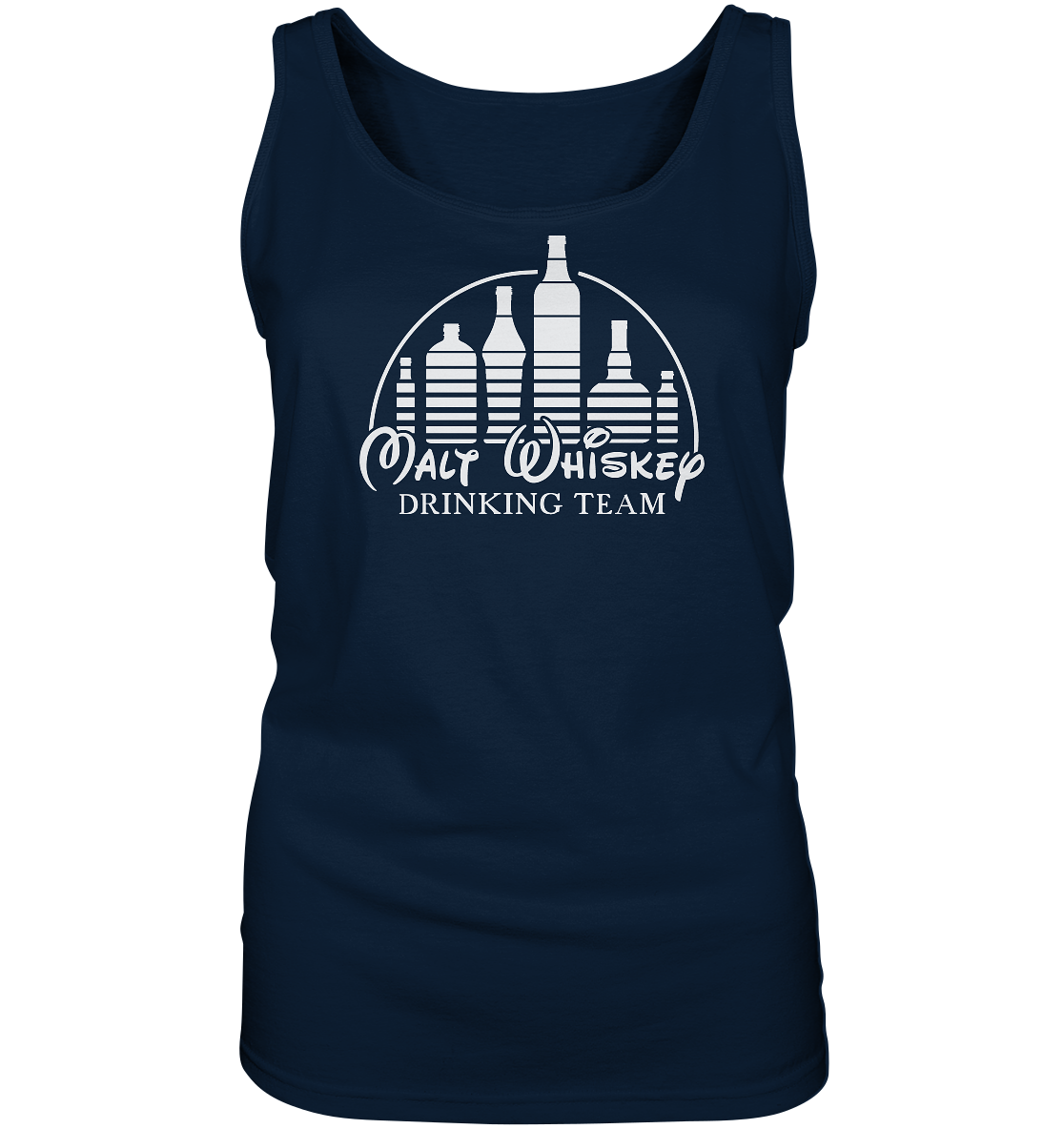 Malt Whiskey "Drinking Team" - Ladies Tank-Top