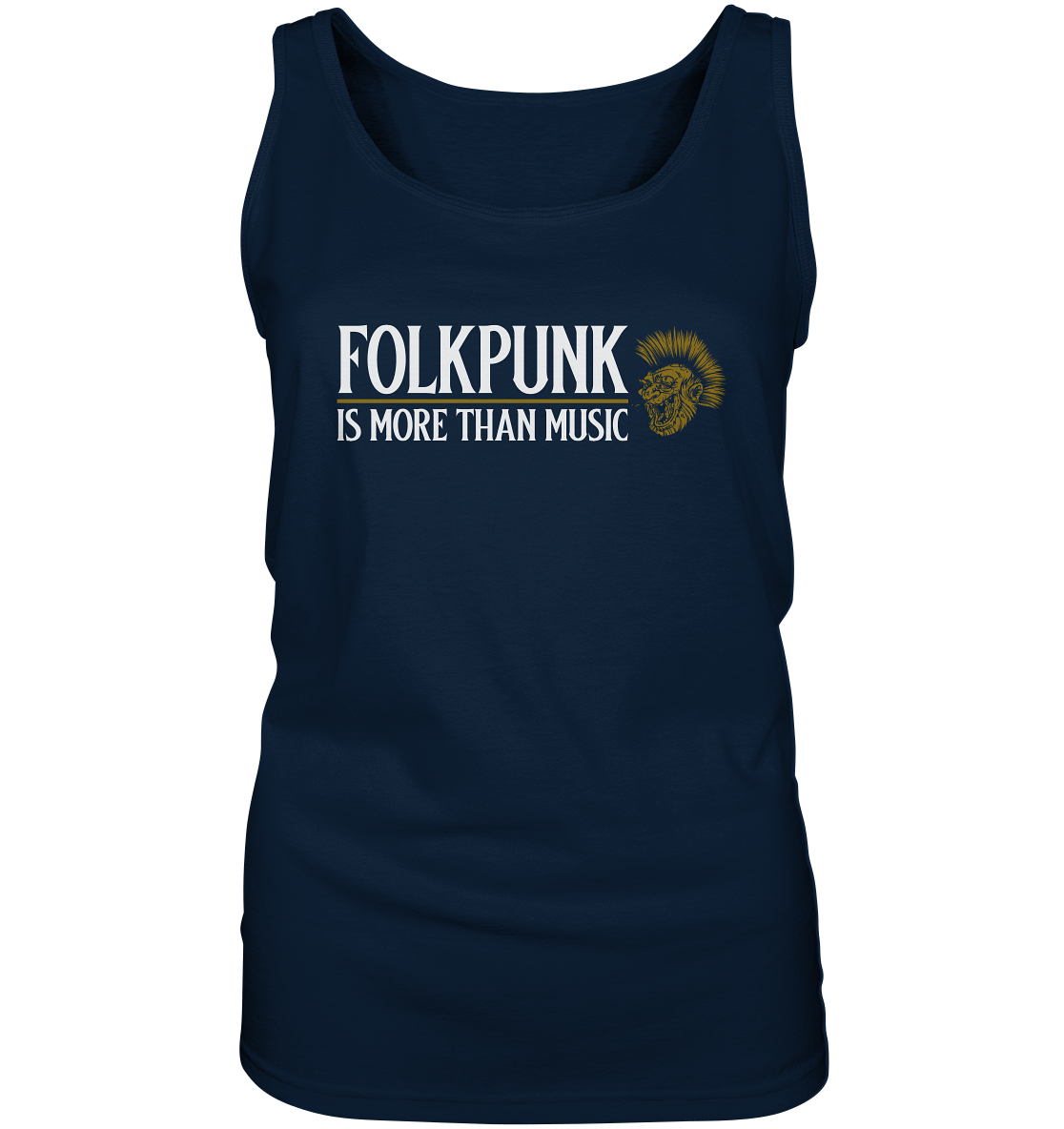 Folkpunk "Is More Than Music" - Ladies Tank-Top