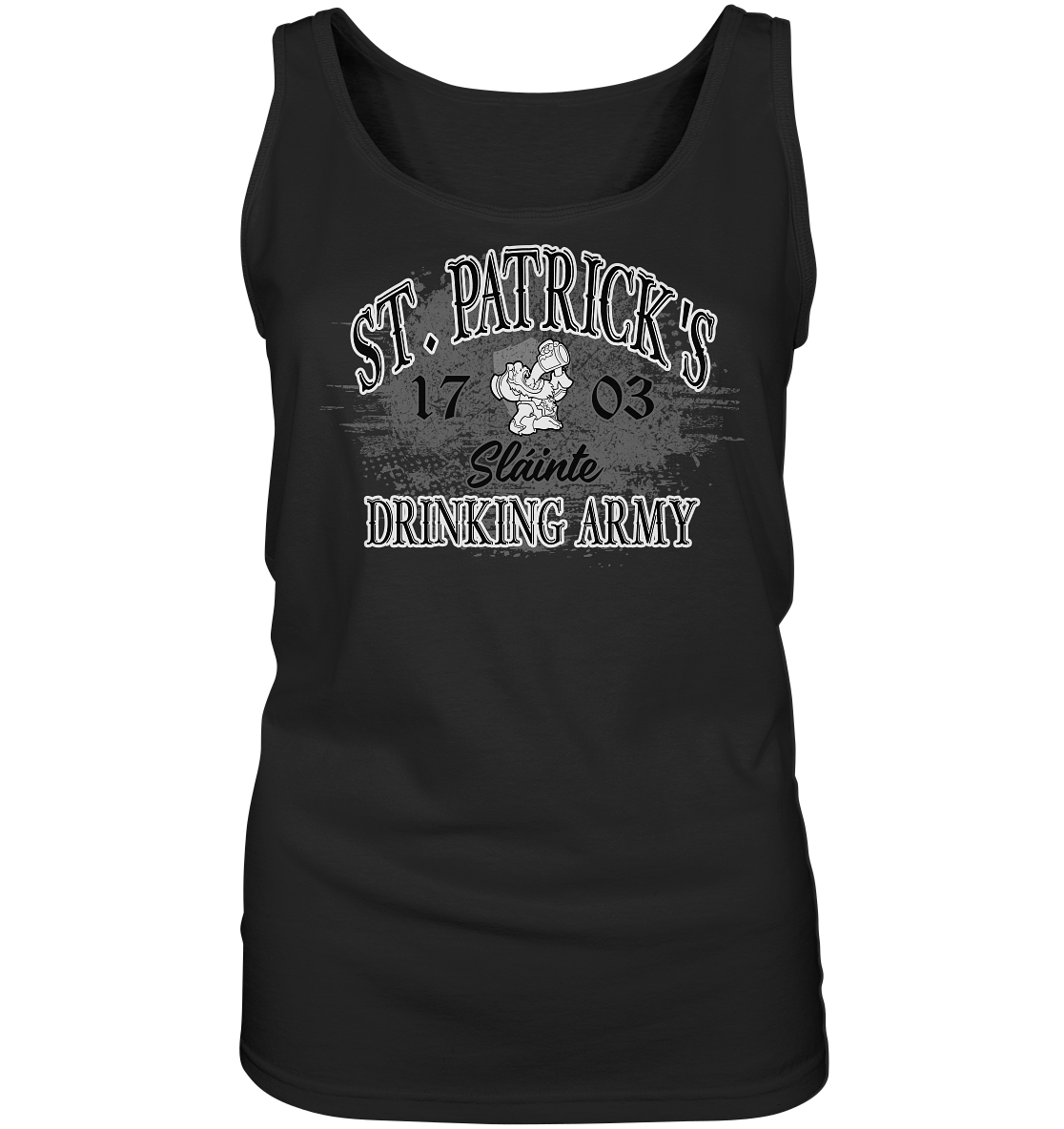 St. Patrick's Drinking Army "Sláinte" - Ladies Tank-Top