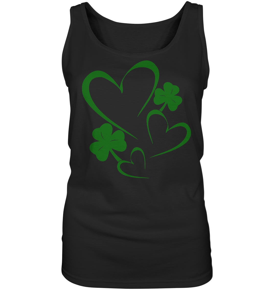 Shamrock & Heart - Ladies Tank-Top