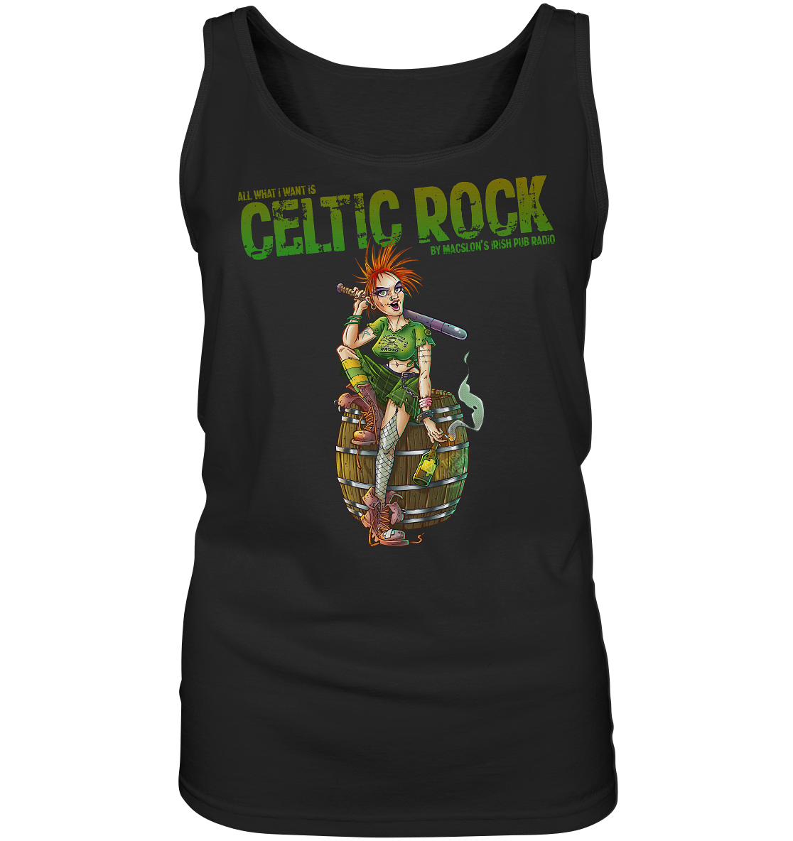 All What I Want Is "Celtic Rock" - Ladies Tank-Top