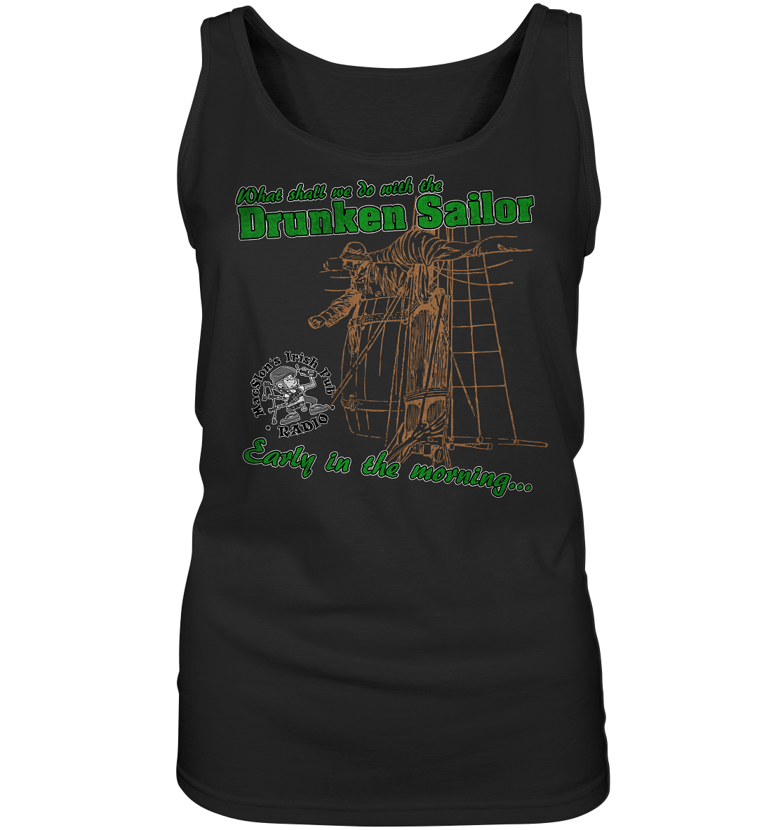 "Drunken Sailor" - Ladies Tank-Top