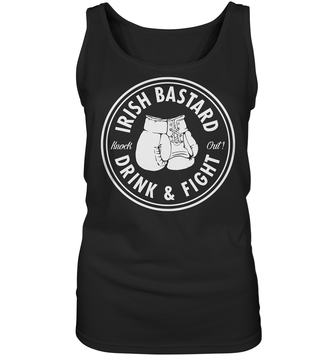 Irish Bastard "Drink & Fight" - Ladies Tank-Top