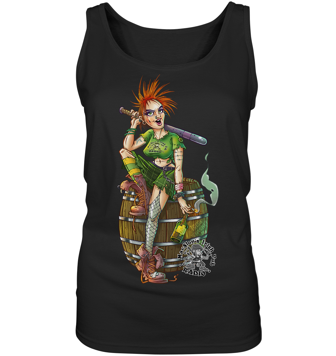 Irish Punkrock Girl - Ladies Tank-Top