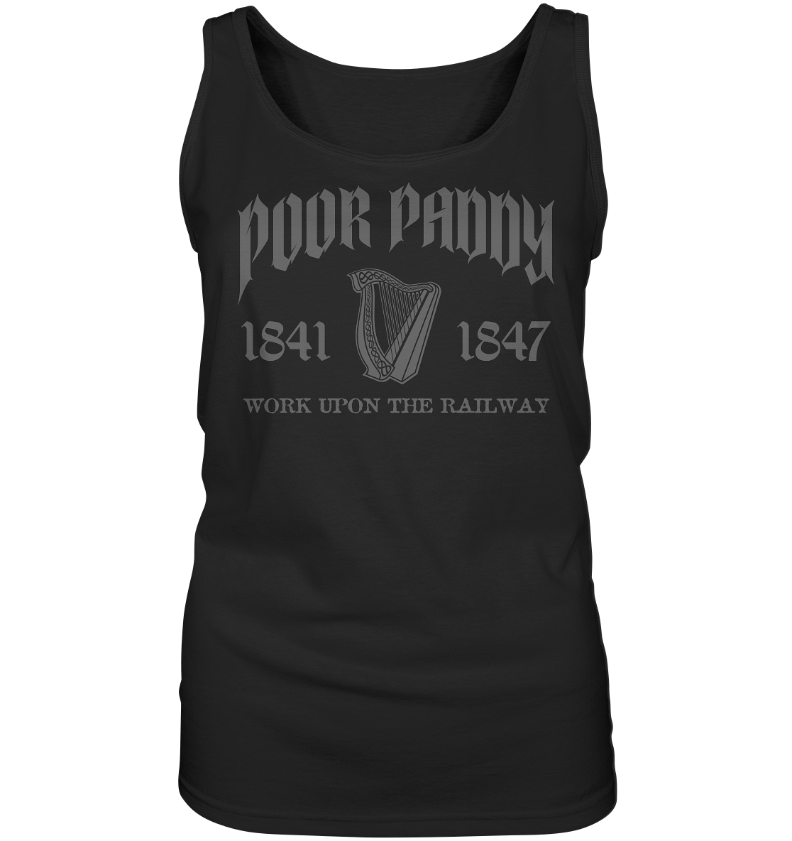 Poor Paddy "Work Upon The Railway" - Ladies Tank-Top