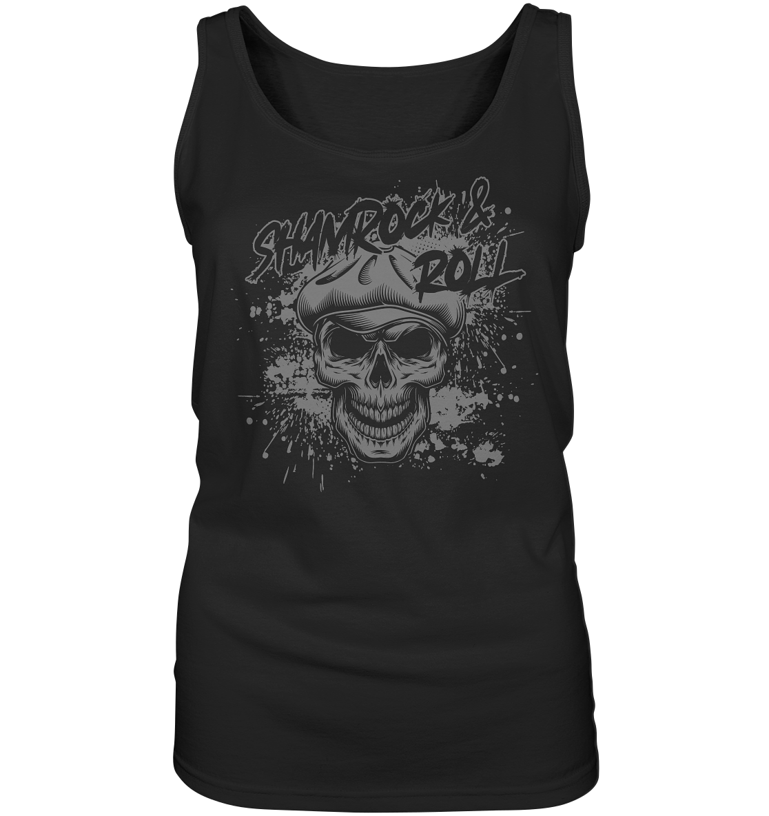 Shamrock And Roll "Skull" - Ladies Tank-Top