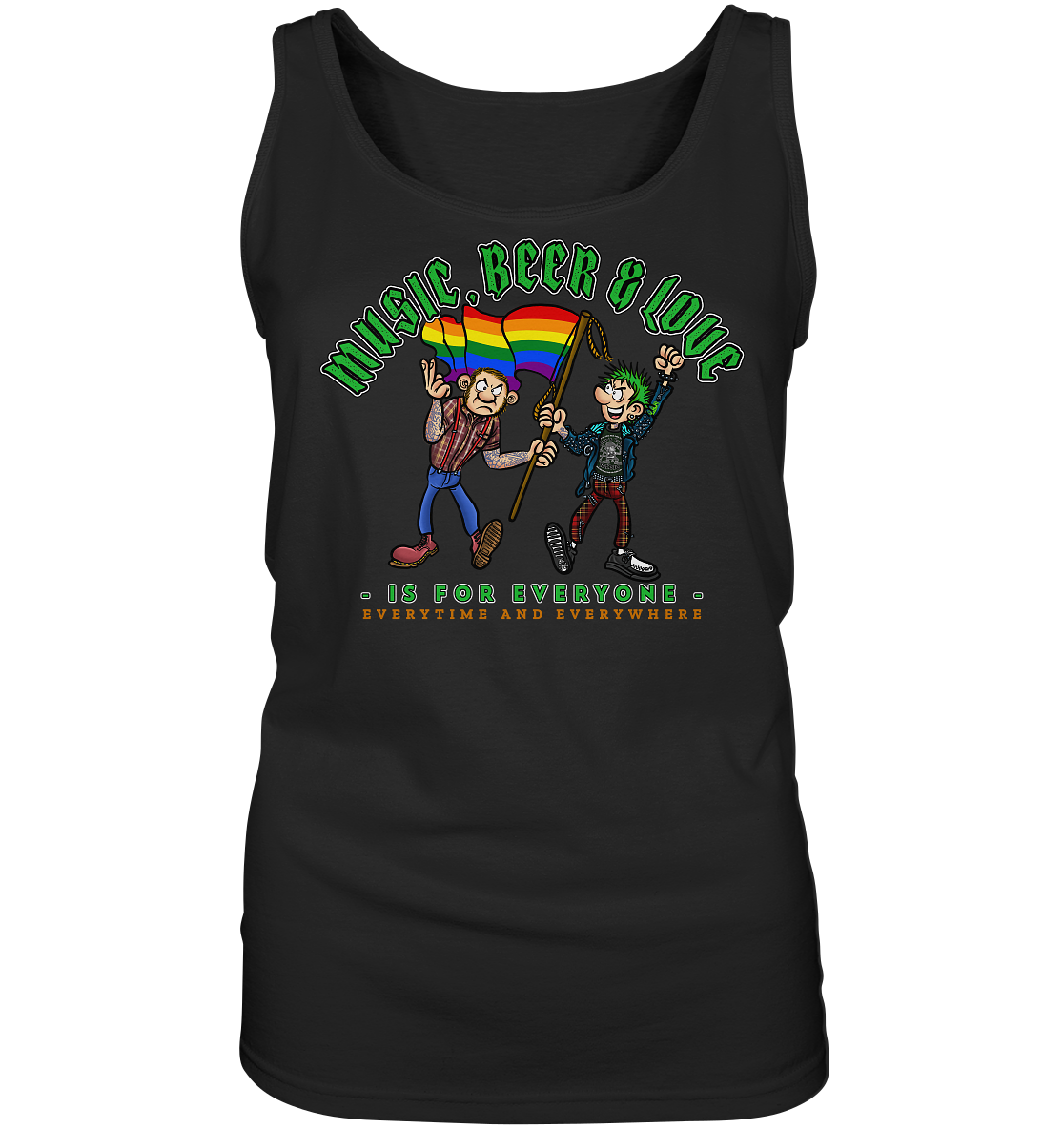 Music, Beer & Love "Is For Everyone" - Ladies Tank-Top
