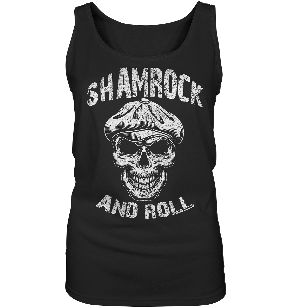 Shamrock And Roll "Skull" - Ladies Tank-Top