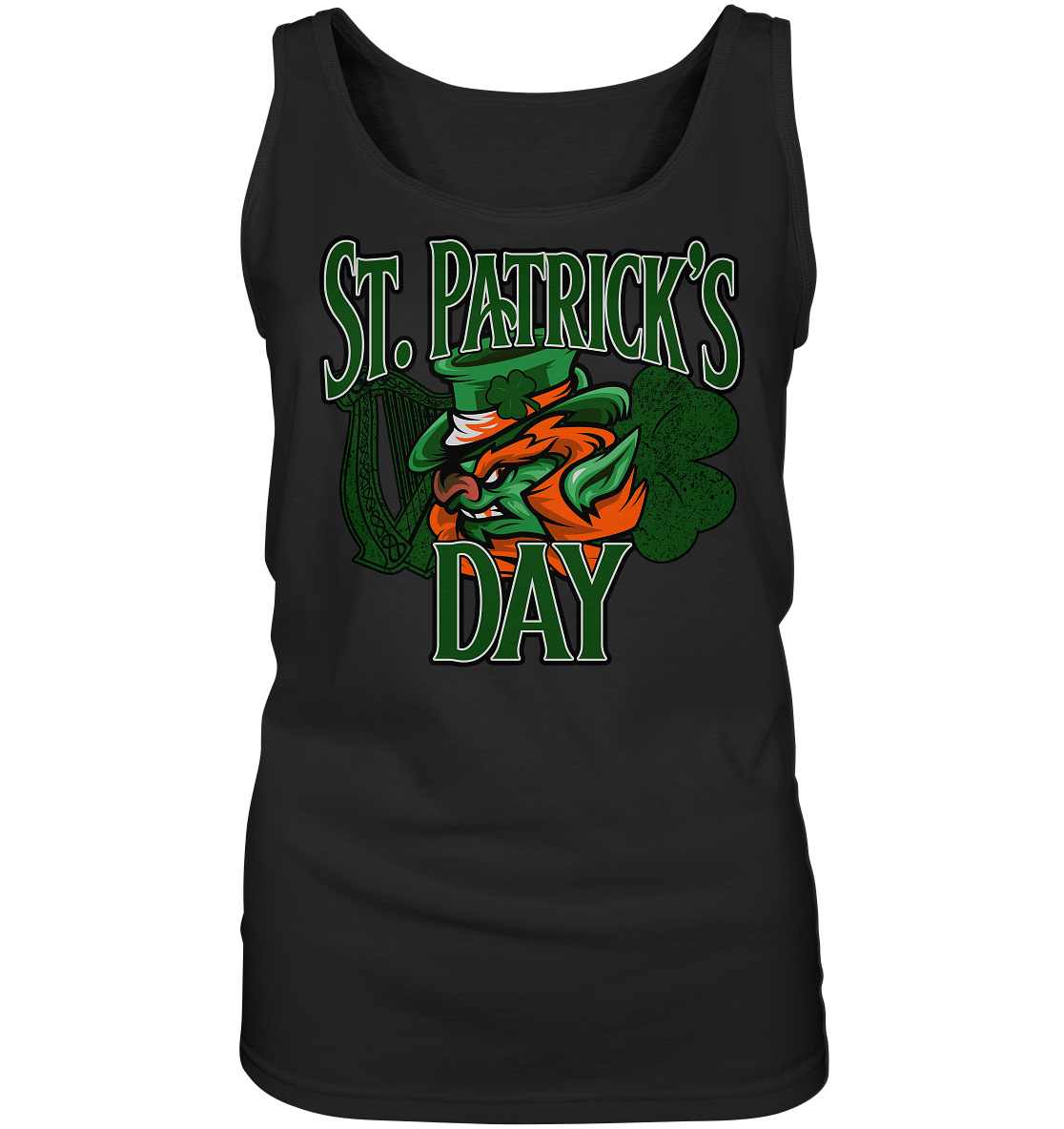 St. Patricks Day "Leprechaun" - Ladies Tank-Top