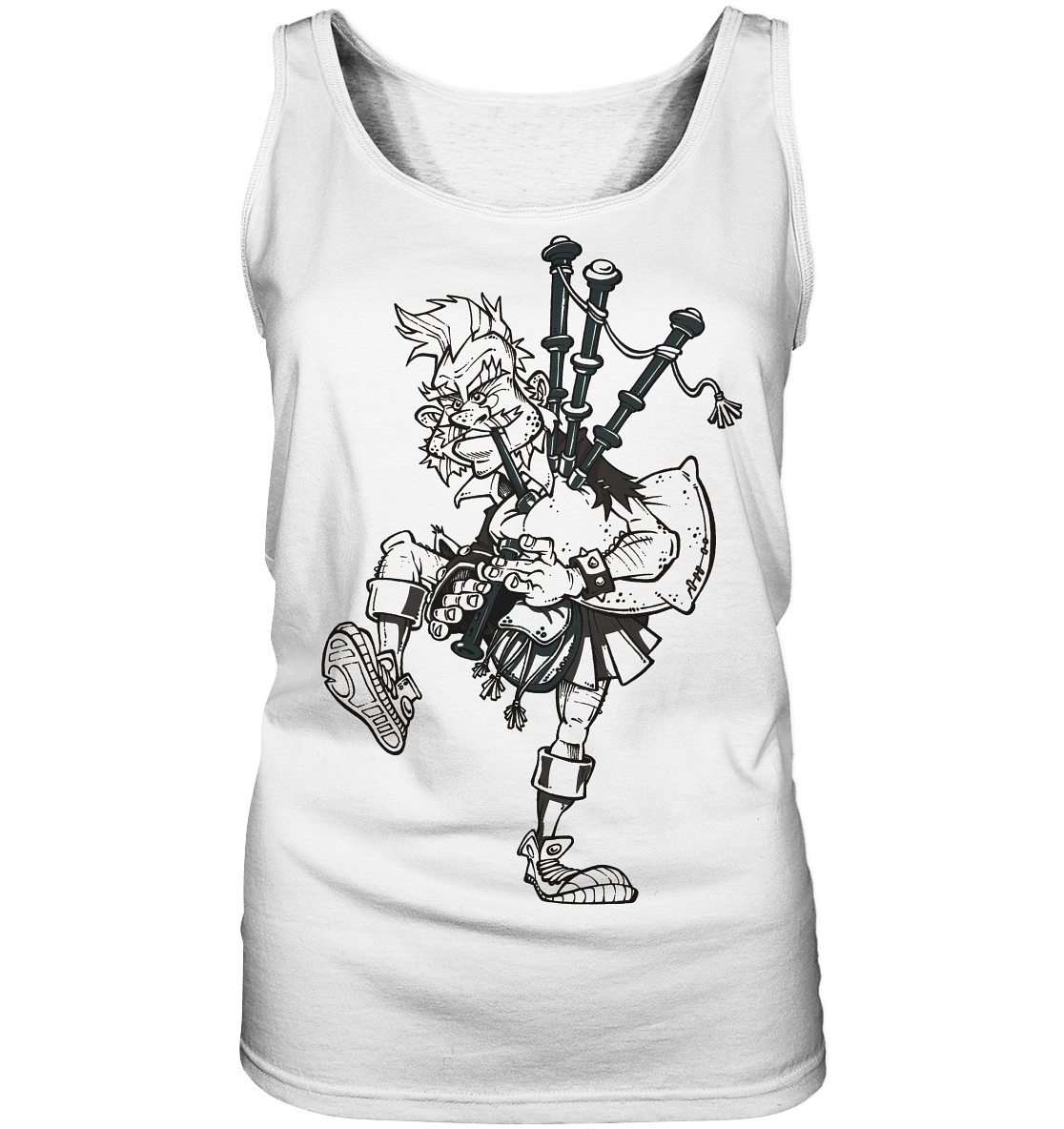 Bagpiper - Ladies Tank-Top
