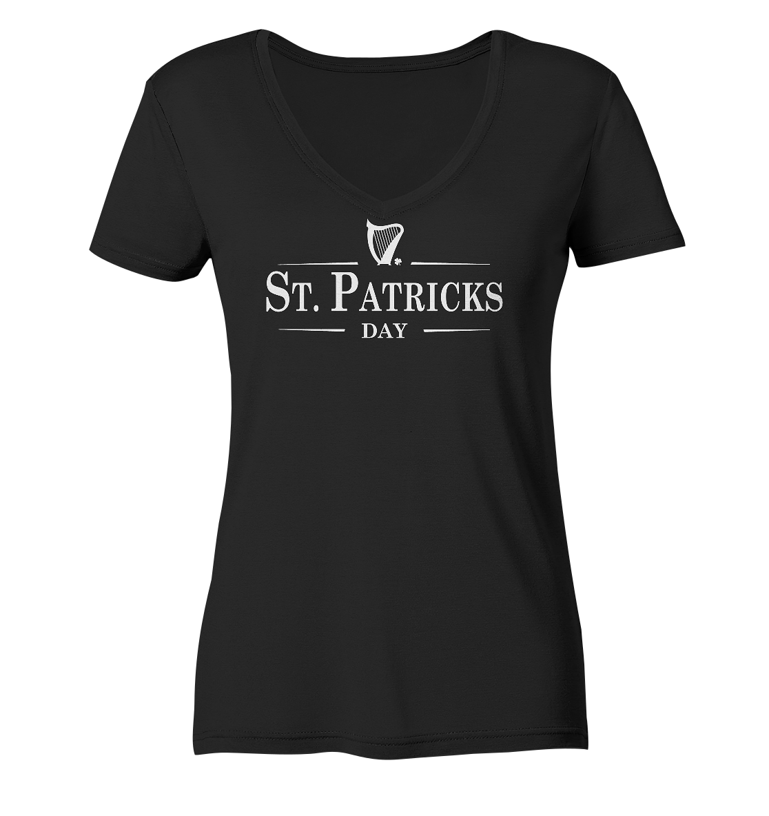 St. Patricks Day "Stout" - Ladies V-Neck Shirt