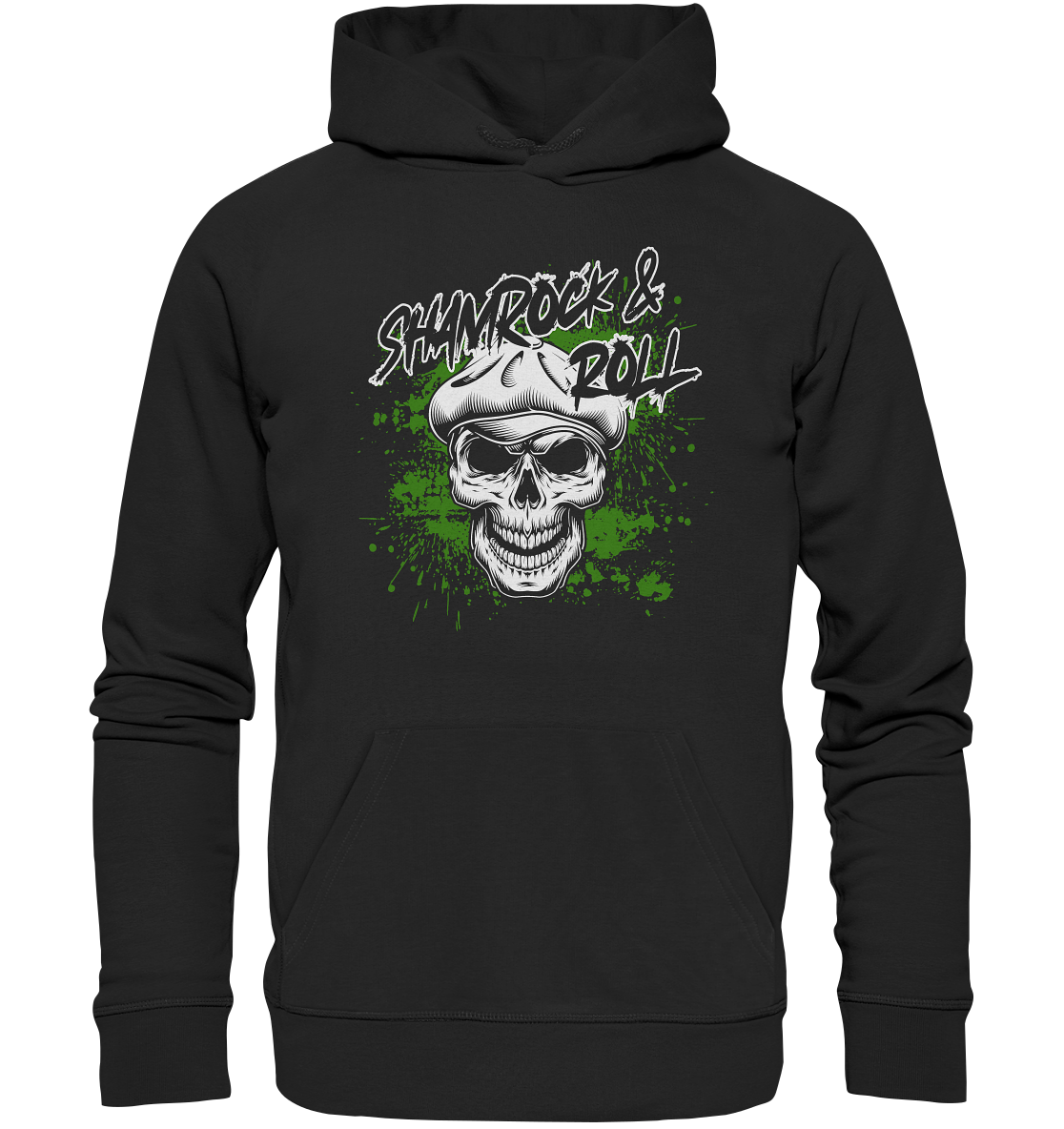 Shamrock And Roll "Skull" - Organic Hoodie