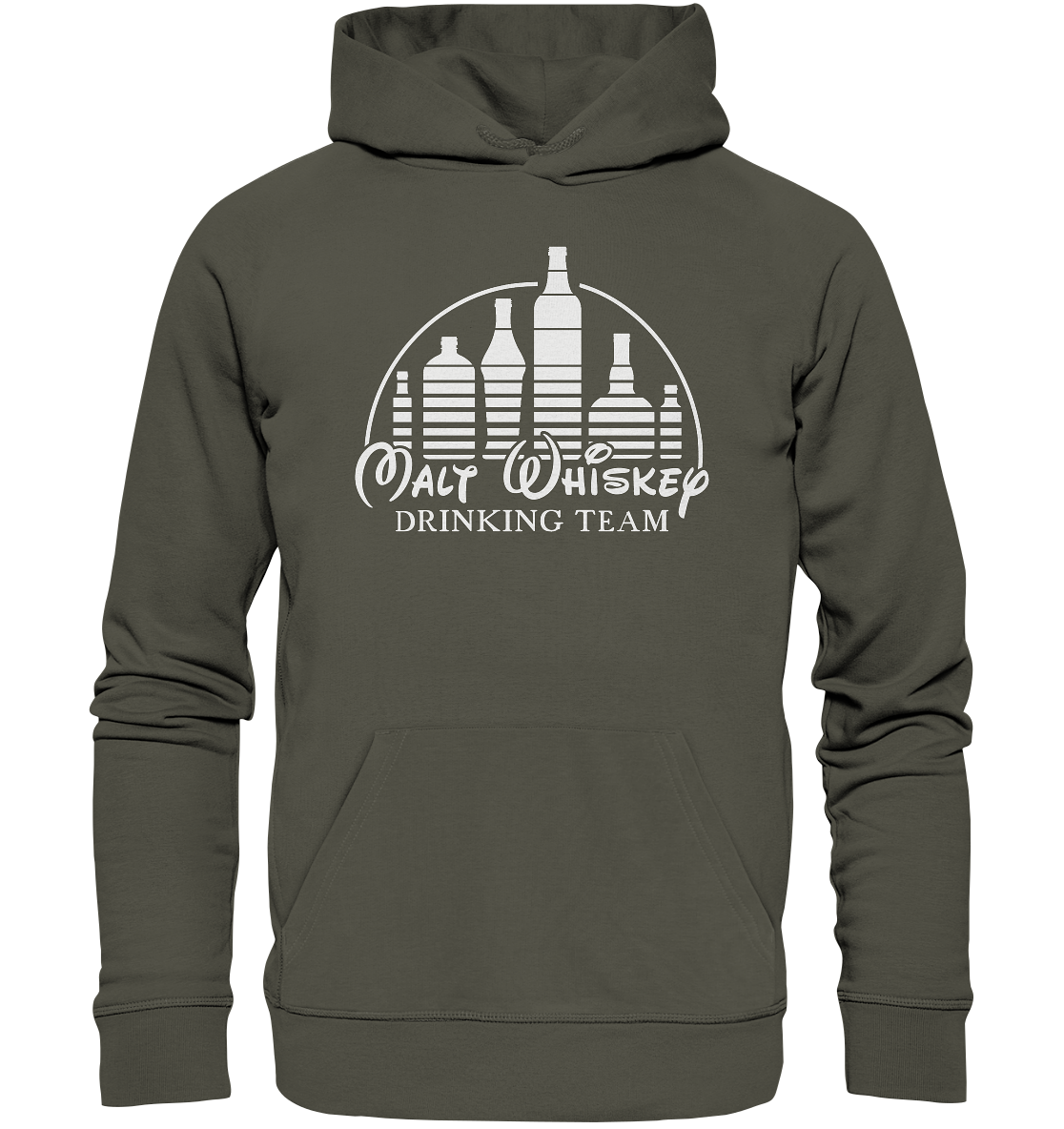 Malt Whiskey "Drinking Team" - Organic Hoodie