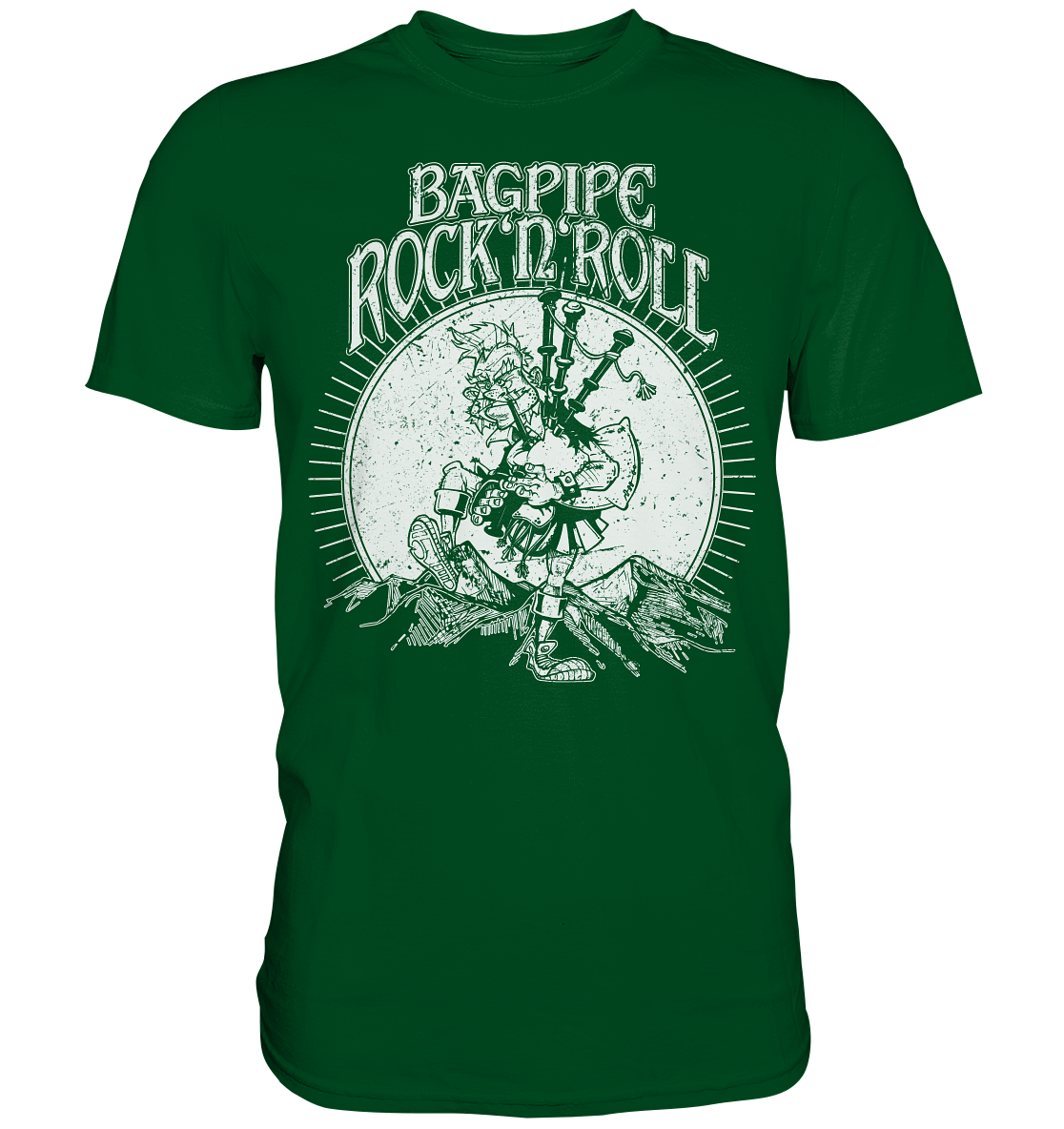 Bagpipe Rock'n'Roll - Premium Shirt